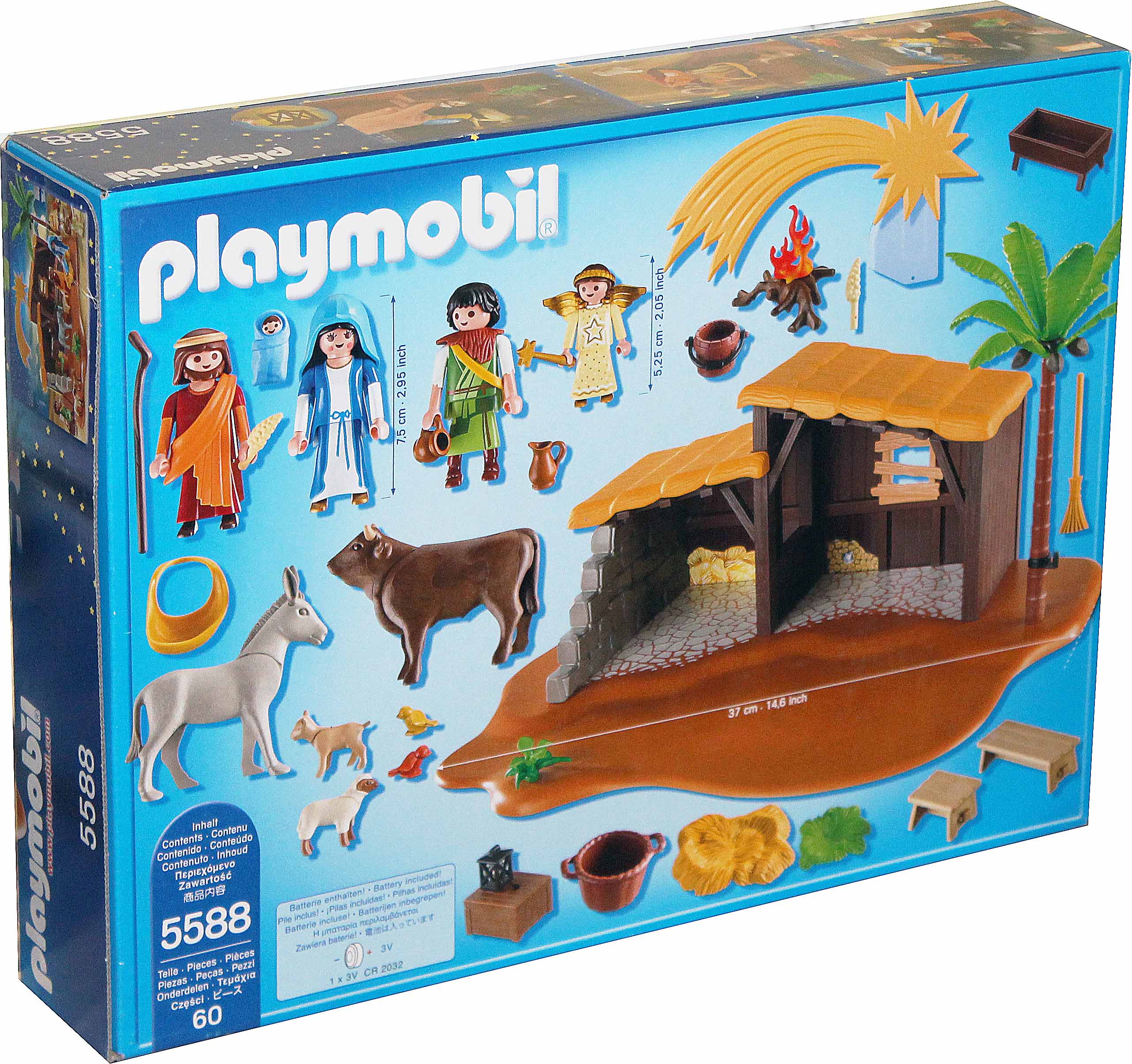 Playmobil 5588 Große Weihnachts-Krippe Jesus Maria Christkind 