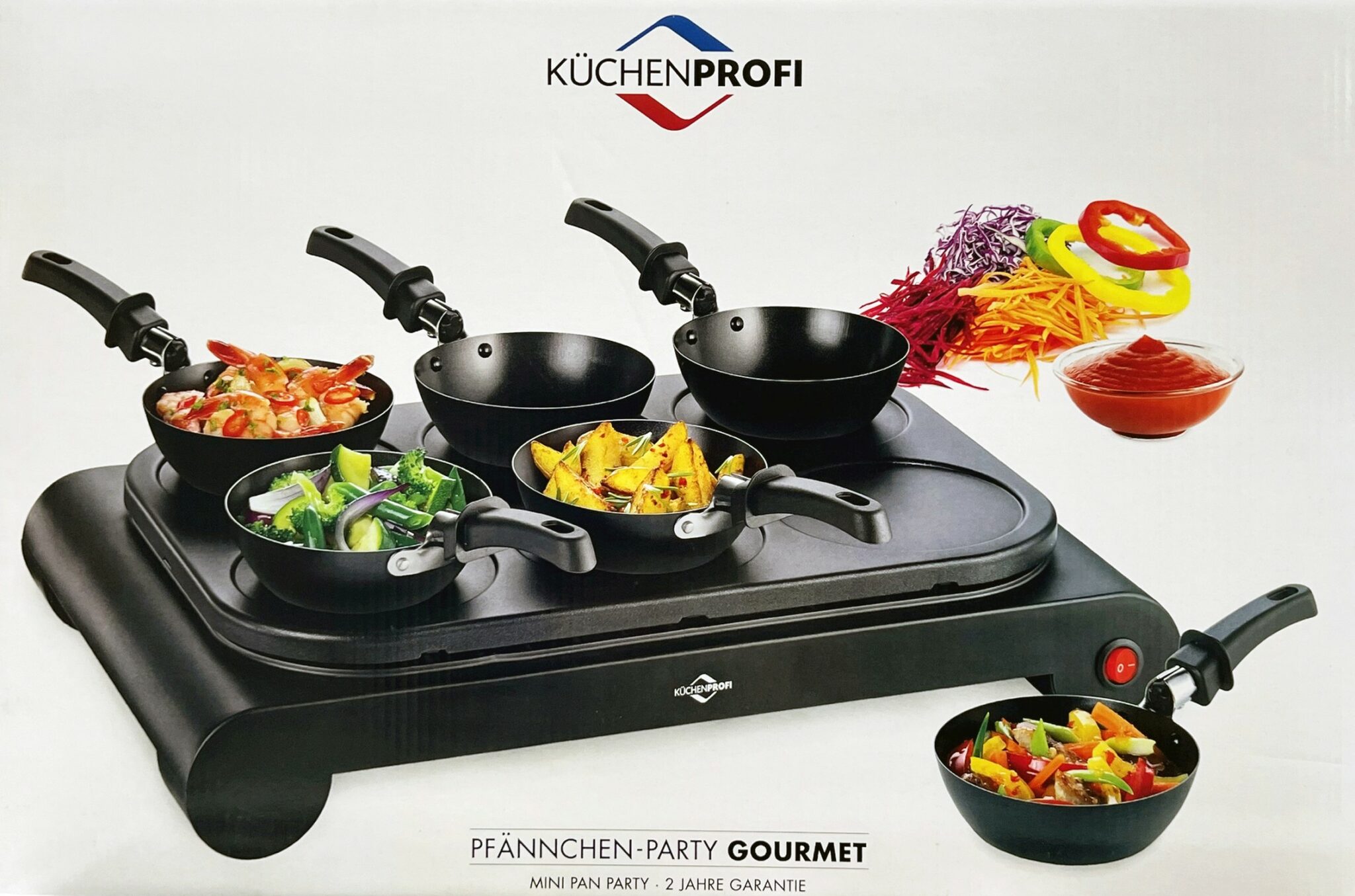 Küchenprofi Raclette Pfännchen-Party GOURMET NEU 4007371069977